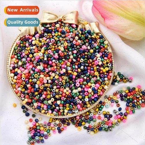 30g 3mm colorful beads baked glass rice beads handmade diy b