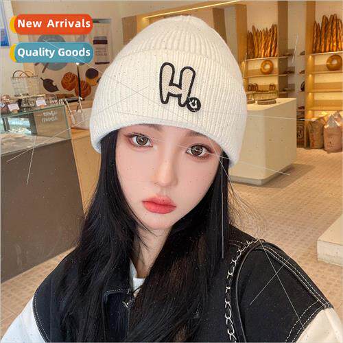 Knitted cap men and womens hats fall and winter package head