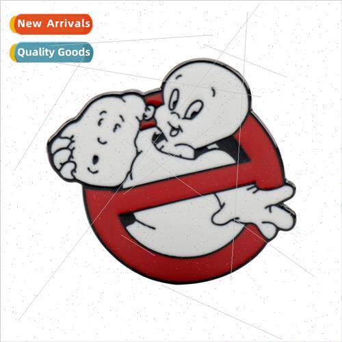 Movie  jewelry Ghostbusters oil drop brooch cartoon badge co