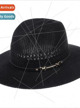 2022 Small Belt Bowler Hat Spring Summer Autumn ne Weaving B
