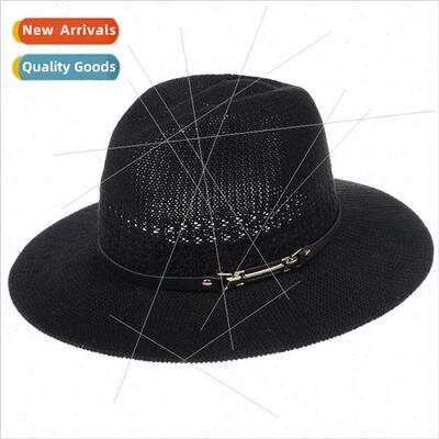 2022 Small Belt Bowler Hat Spring Summer Autumn ne Weaving B