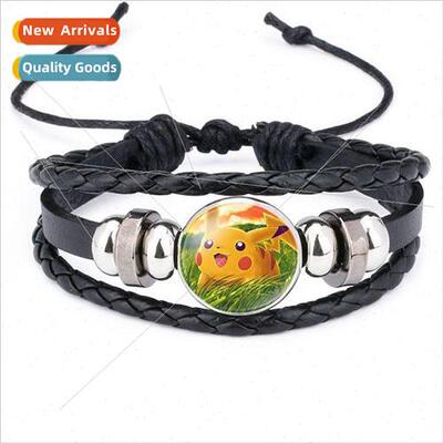 Pokemon Pokémon Time Gem Cowhide Bracelet