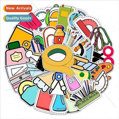 100 cartoon ins stationery set DIY decorative stickers lugg
