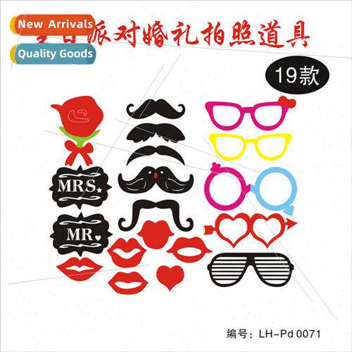 19 pieces wedding wedding birthday party photo props funny p