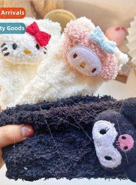 2022 new coral velvet socks womens fall and winter coral vel