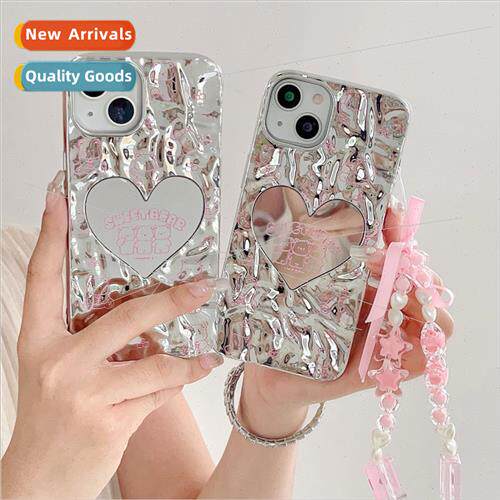 Electroplating love mirror cartoon bear 适用 Apple 13/14ProM