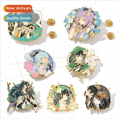 al God game around brooch Zhong  Wendy elf metal badge secon