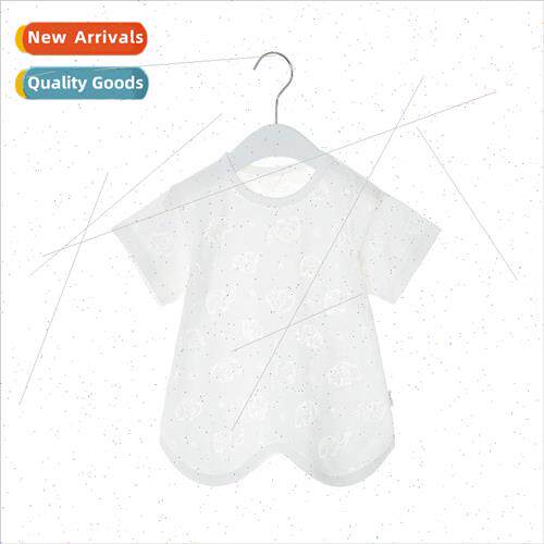Baby summer short-sleeved robe men and women baby burn flowe
