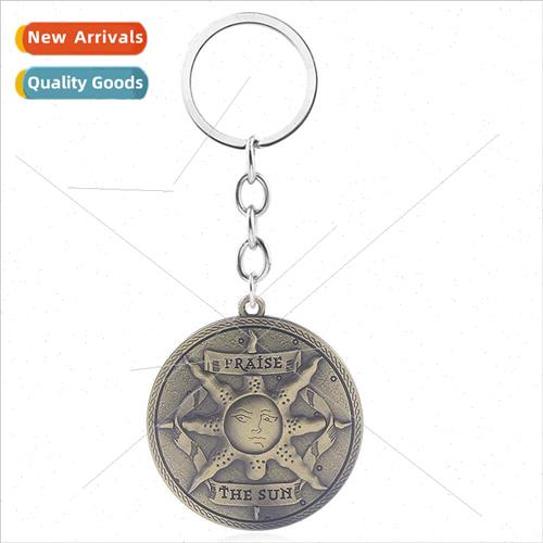 Game Dark Souls 3 Peripheral Sun Warrior Keychain Sun Knight