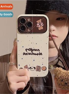 Niche ins ink splash small animal iPhone12 pendant 15ProMax