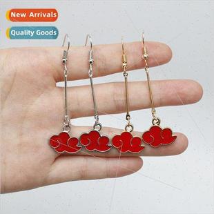 ear hooks red around clo logo Naruto organization Anime dawn