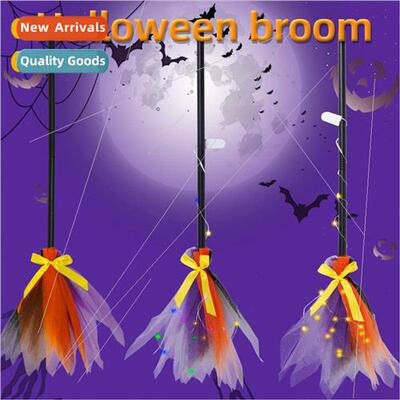 New Halloween decorations witch broom ghost festival costume