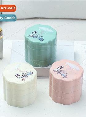 Jewelry Storage Box Rotating Storage 3D Desktop Dustproof Or
