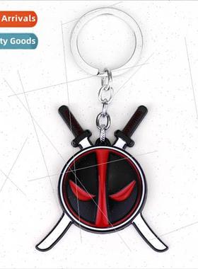 Movie Peripherals New Deadpool Double Blade Deadpool Keychai
