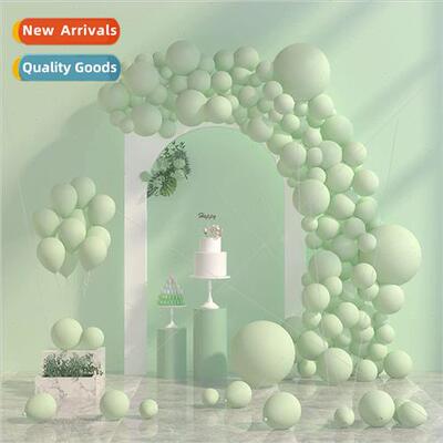 Green Garland Arch Balloon Chain Macaron Color Set Birthday