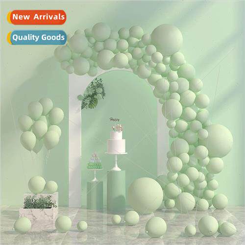 Green Garland Arch Balloon Chain Macaron Color Set Birthday