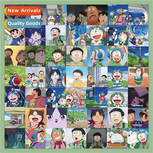 63 Nobita and the skys ideal township stickers Blue Fatty Ti