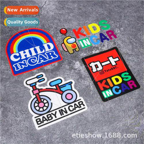 Milkman car rear glass sticker candy color astronaut Chinese