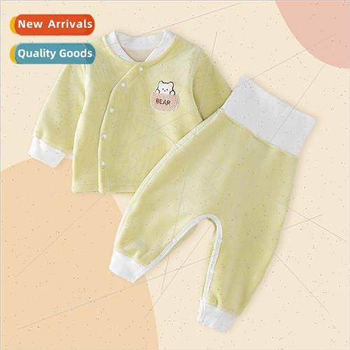 Baby padded warm suit high waist belly protection winter spl