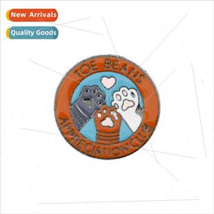 TOE BEANS APPRECIATION CLUB Brooch Oil Drop Cartoon Heart Do