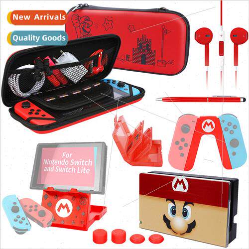 13-in-1 Mario Switch Storage Bag Set NS Headset Tempered Fil