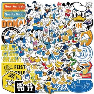 Duck Donald graffiti stickers decora personalized cartoon