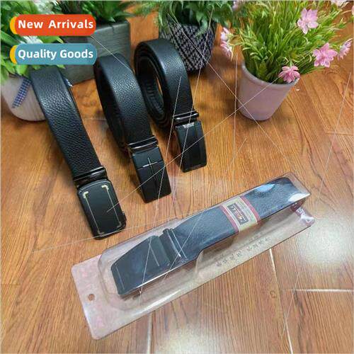 Summer alloy mens head layer cowhide automatic buckle belt b