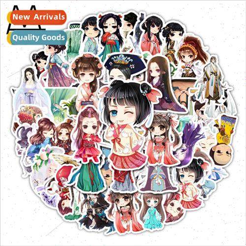 59 Chinese  cartoon personalized laptop luggage stickers sui