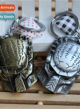 AVP Alien vs. Iron Man Mask Keychain Alloy Pendant