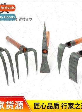 Small hoe 适用ged manganese steel wooden handle outdoor hous