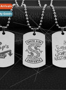 Hot Style Riverdale Riverdale3 Stainless Steel Dog Tag Milit