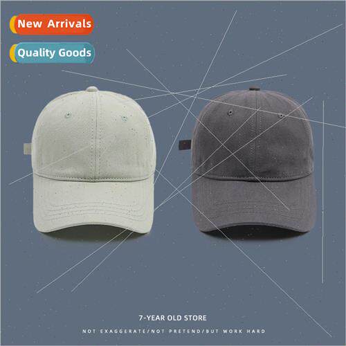 Hat female solid color simple light plate baseball cap stude