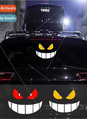 Devil eyes car stickers electric car motorcycle fender stick