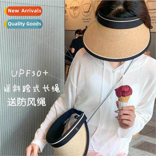 New backpack design sun screen empty top hat large brim fold