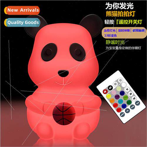 Pat light night light panda rechargeable bedroom with sleep