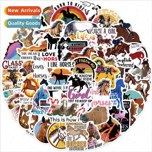 50 cartoon riding stickers personalized decorative luggage n