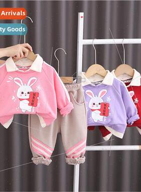 Girls fall suit suit 2023 new children spring and fall femal