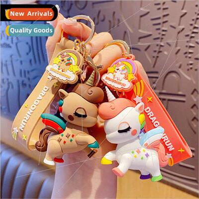 Cartoon horse chi doll keychain female cute unicorn keychain