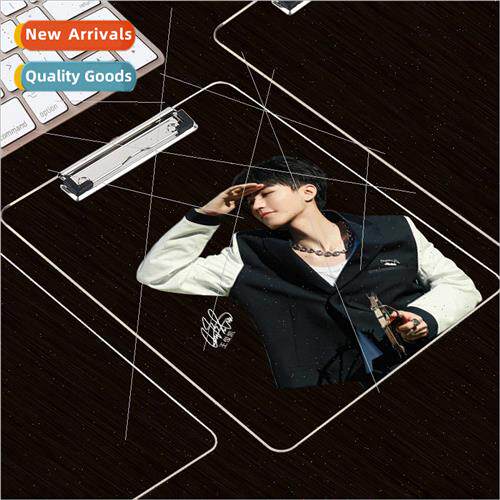 Wang Junkai star acrylic A4 folder clipboard multi-purpose s