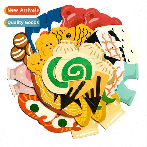 Japanese small food 32 stickers cartoon colorful sushi stick