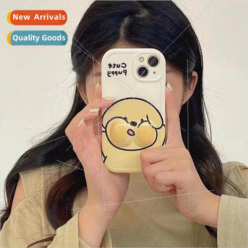 Cartoon couple cute big face cute rabbit 适用 Apple 15Promax
