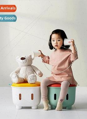 Household multifunctional childrens storage stool creative d