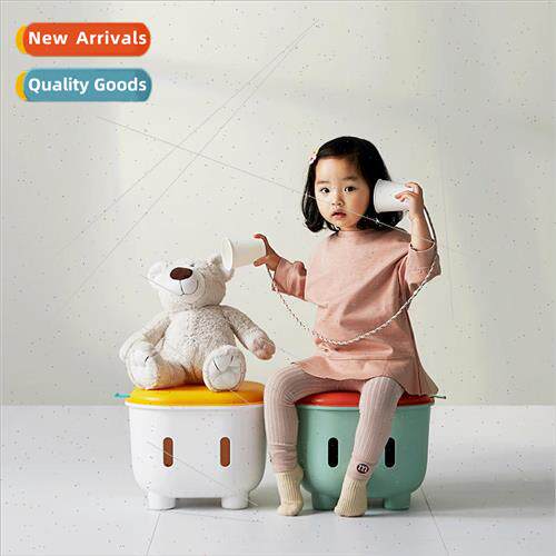 Household multifunctional childrens storage stool creative d