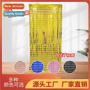 Oval Door Curtains Party Supplies Scene Setting PET Material