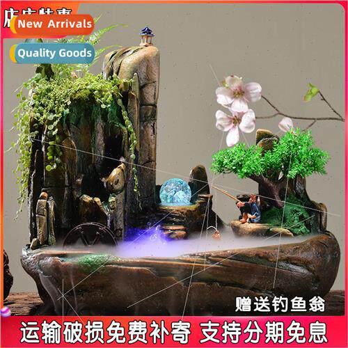 Fountain fountain water bonsai feng shui wheel crafts humidi