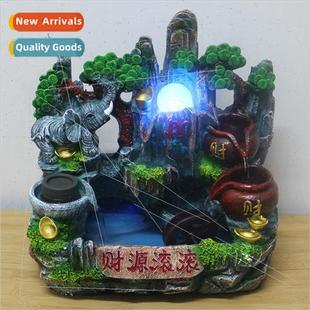 fountain water home decoration 适用tun Wigwam crafts running