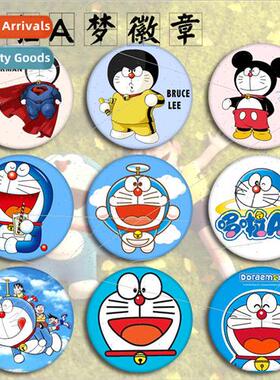 Anime badge Doraemon badge Tinkerbell cute cartoon pin badge
