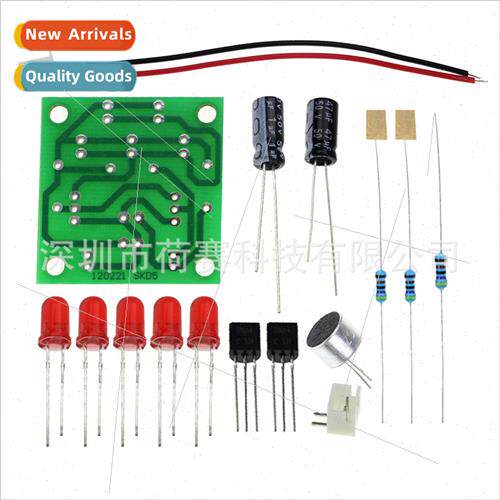 Voice Control LED Melody ght DIY Kit Kit Small Electronic Le