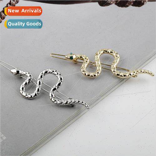 Popular hair accessories fashion snake hair clips bangs sea