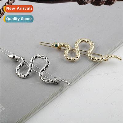 Popular hair accessories fashion snake hair clips bangs sea